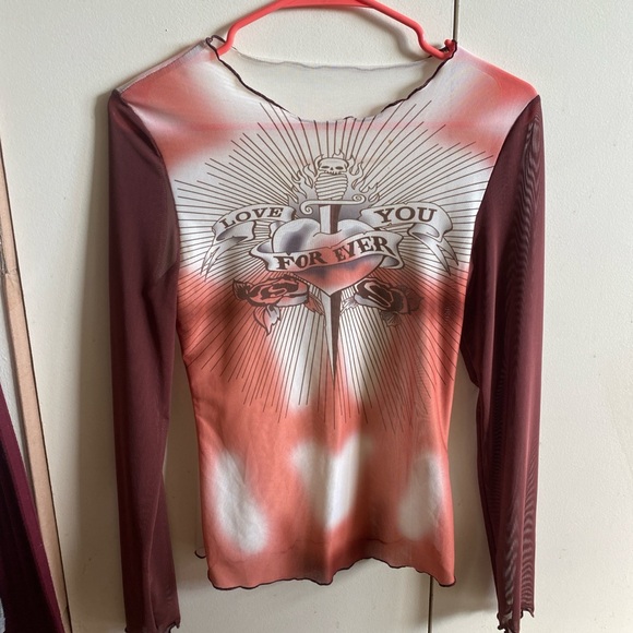 Shein Grunge Top - Picture 1 of 2